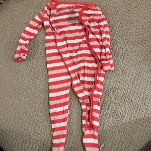 Kickee Pants zip up footies